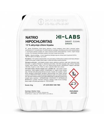 Natrio hipochloritas 6kg
