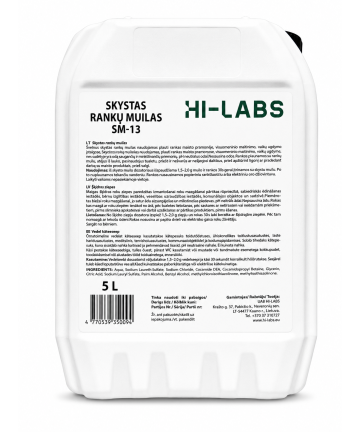 Skystas  muilas SM-13, 5 L
